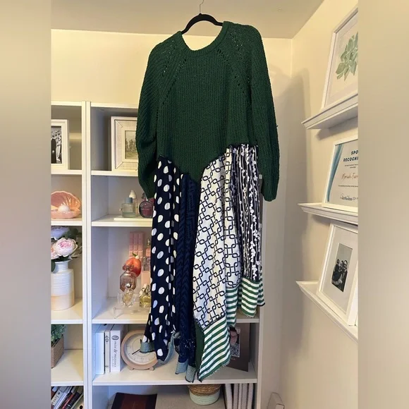 Custom patchwork dress - Picture 3 of 4